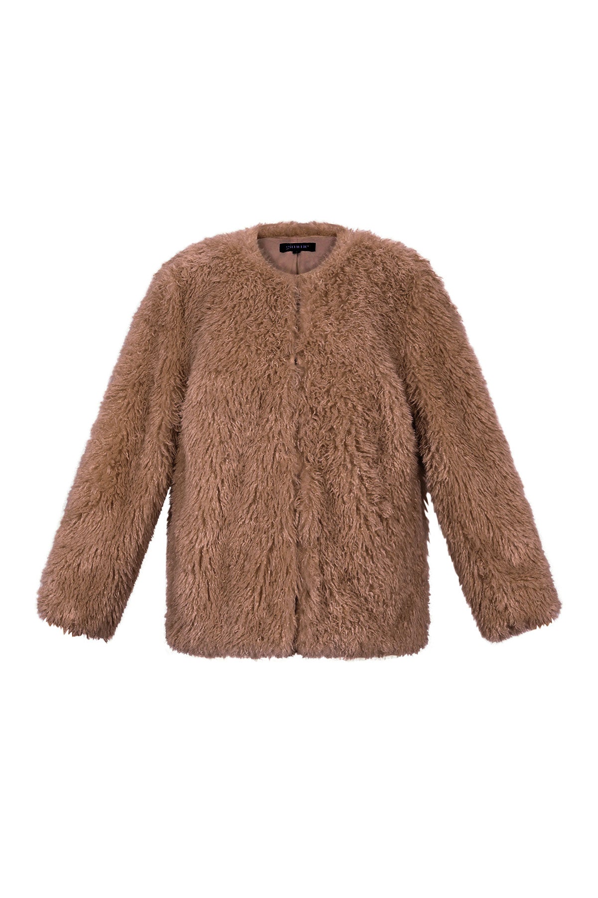 Geweven Polyestervezel Vrouwen Jas Elegant Solide Kleur Herfst/Winter