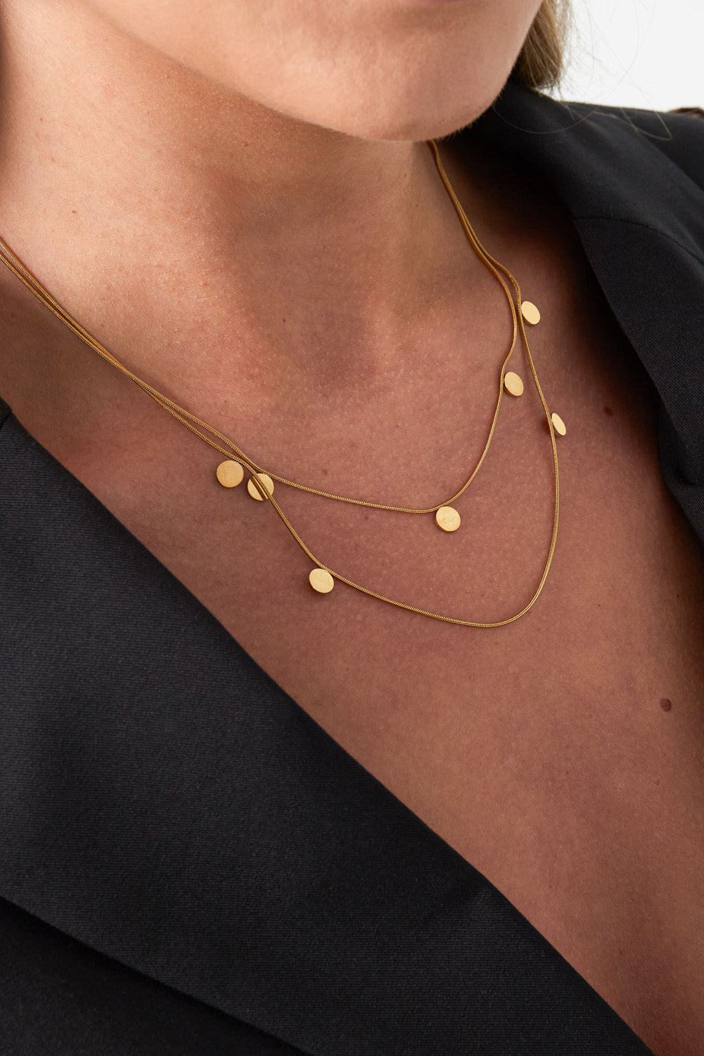 Dubbele ketting munten