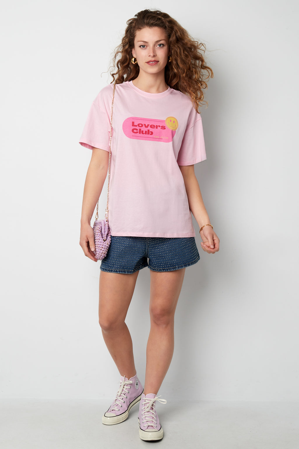Cotton Vrouwen T-shirt Street Random Print