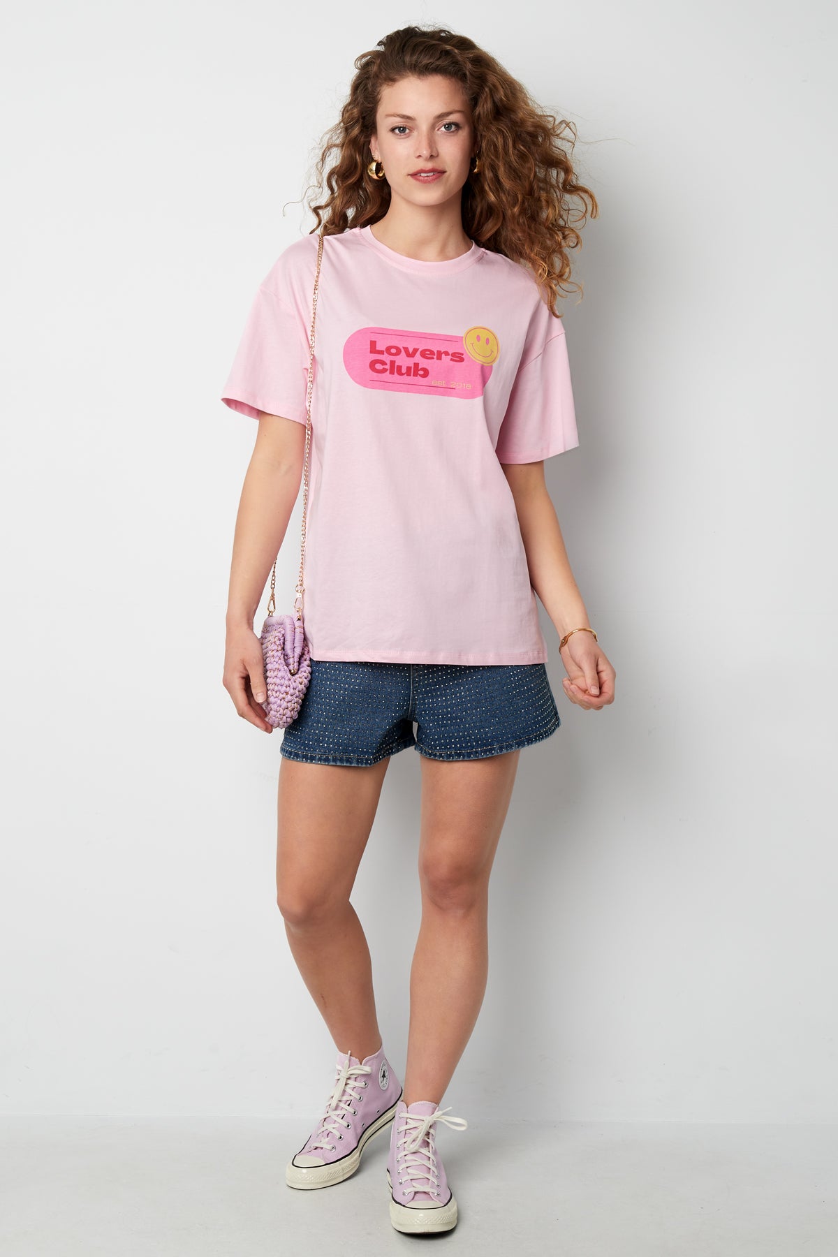 Cotton Vrouwen T-shirt Street Random Print