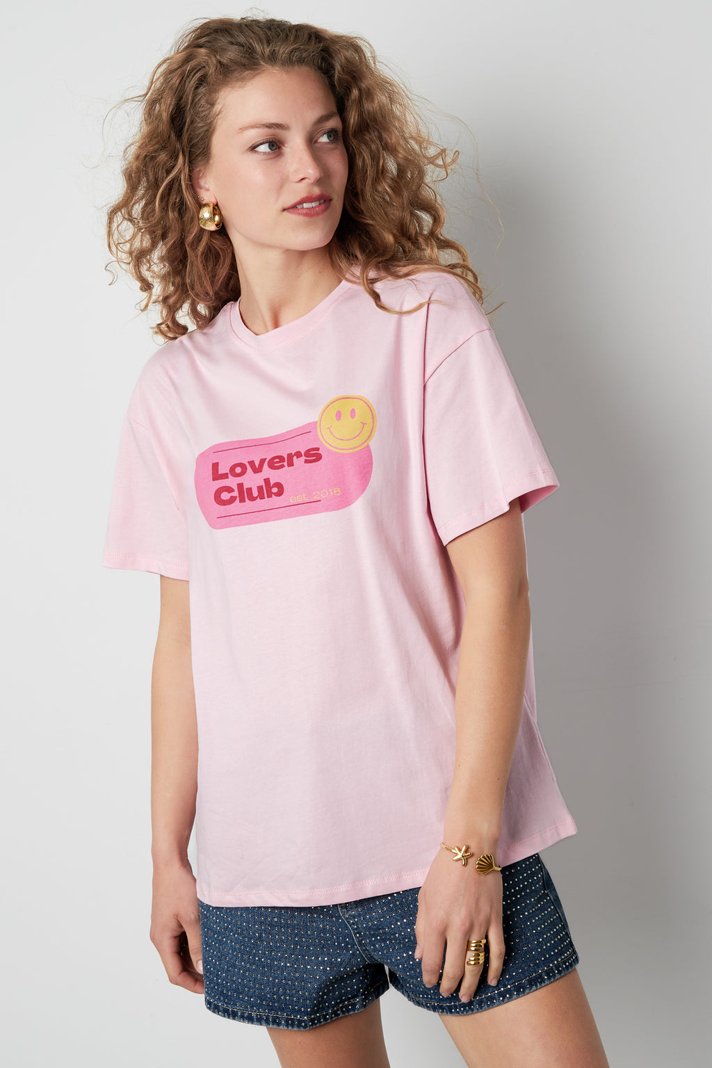 Cotton Vrouwen T-shirt Street Random Print