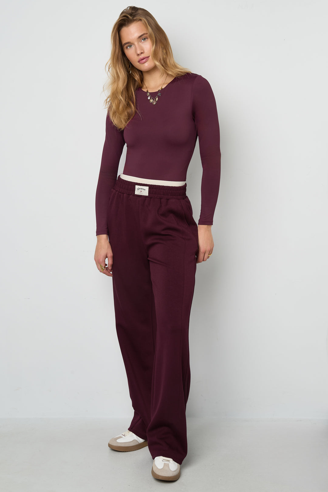 Gebreide Nylon Bodyshaper Basiskleur Eenvoudig Ontwerp