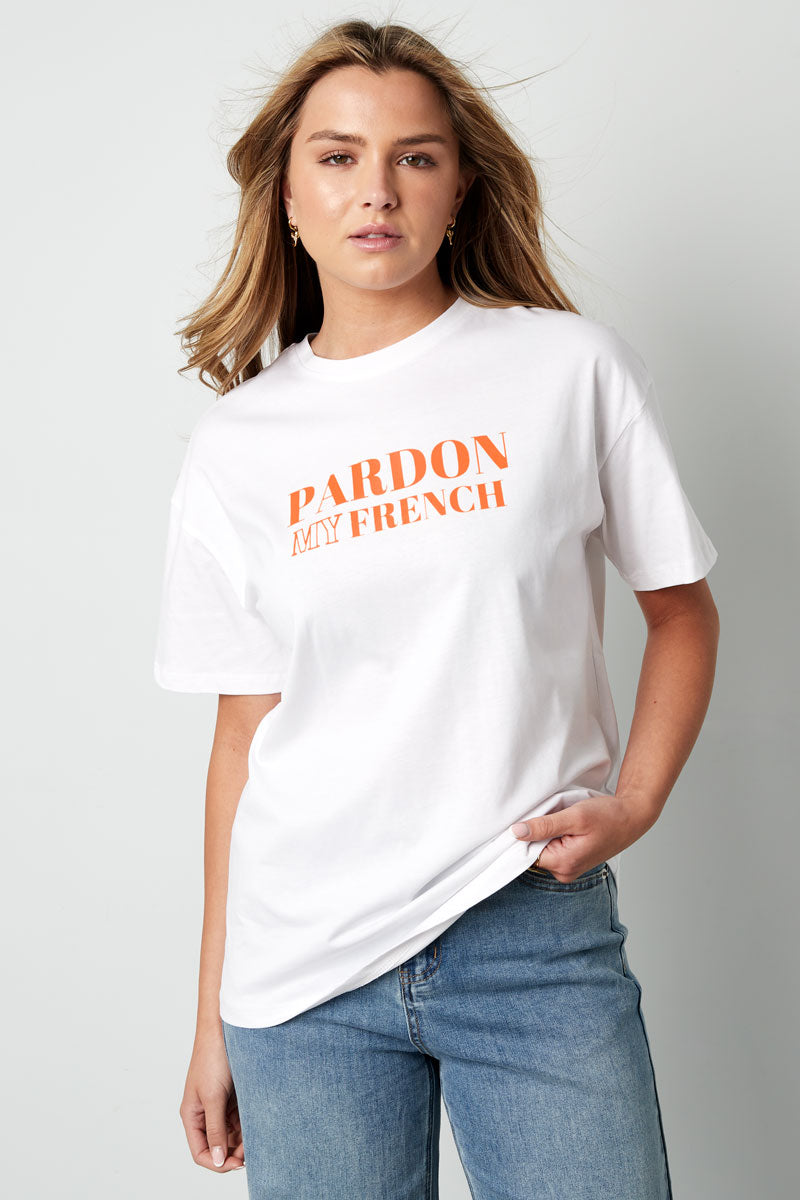 Cotton Vrouwen T-shirt Casual Letters