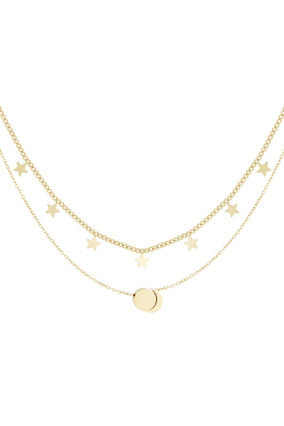 dubbele sterren ketting
