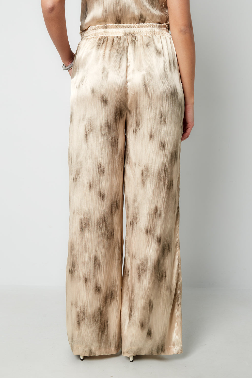 Geweven Casual Vrouwen Wide Leg Broeken Tie-dye Lente/Zomer