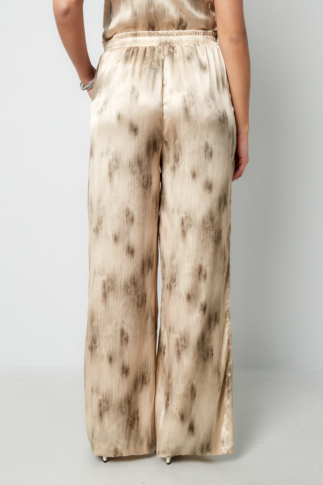 Geweven Casual Vrouwen Wide Leg Broeken Tie-dye Lente/Zomer