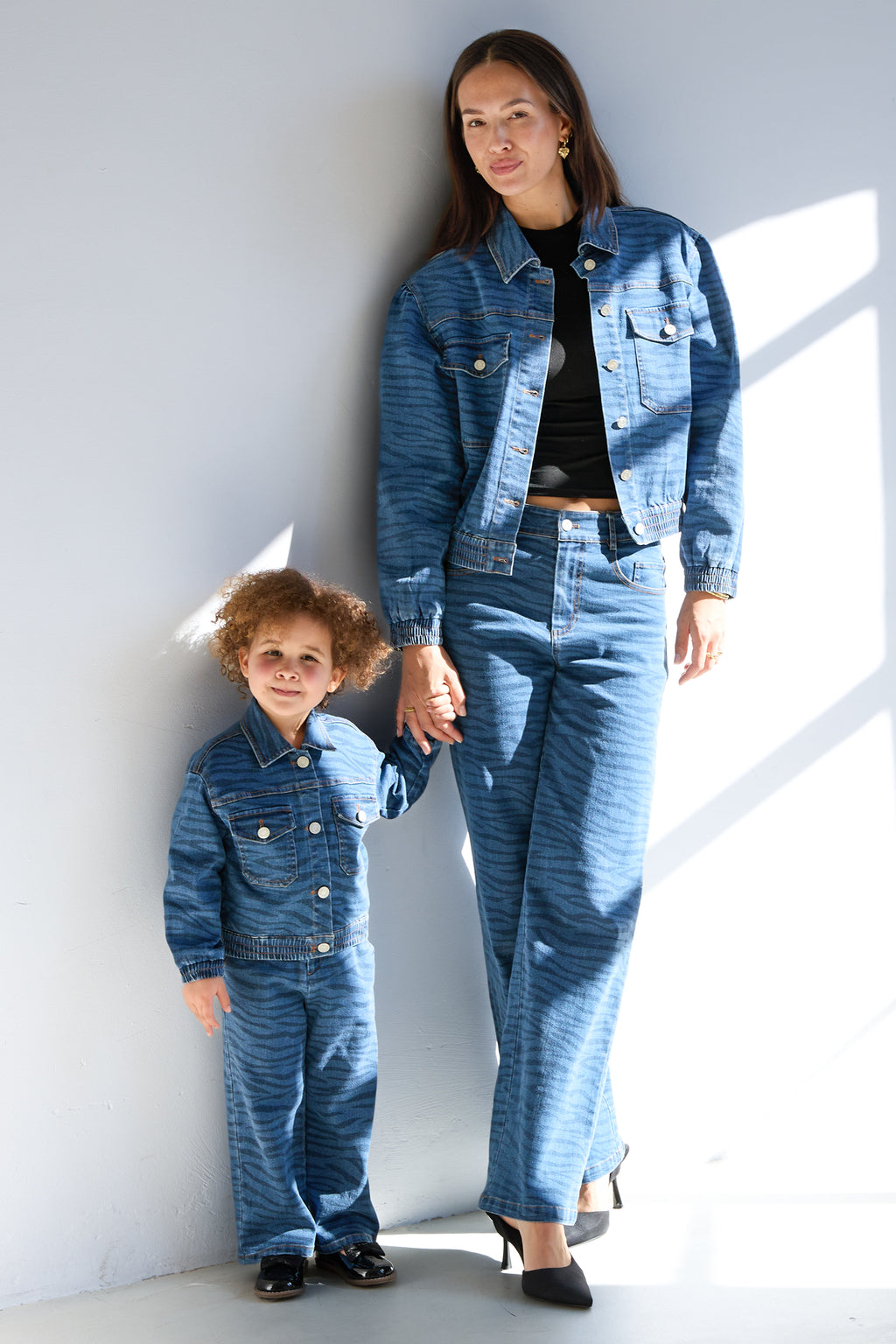 Cotton Woven Vrouwen Rechte Jeans Medium Indigo Casual