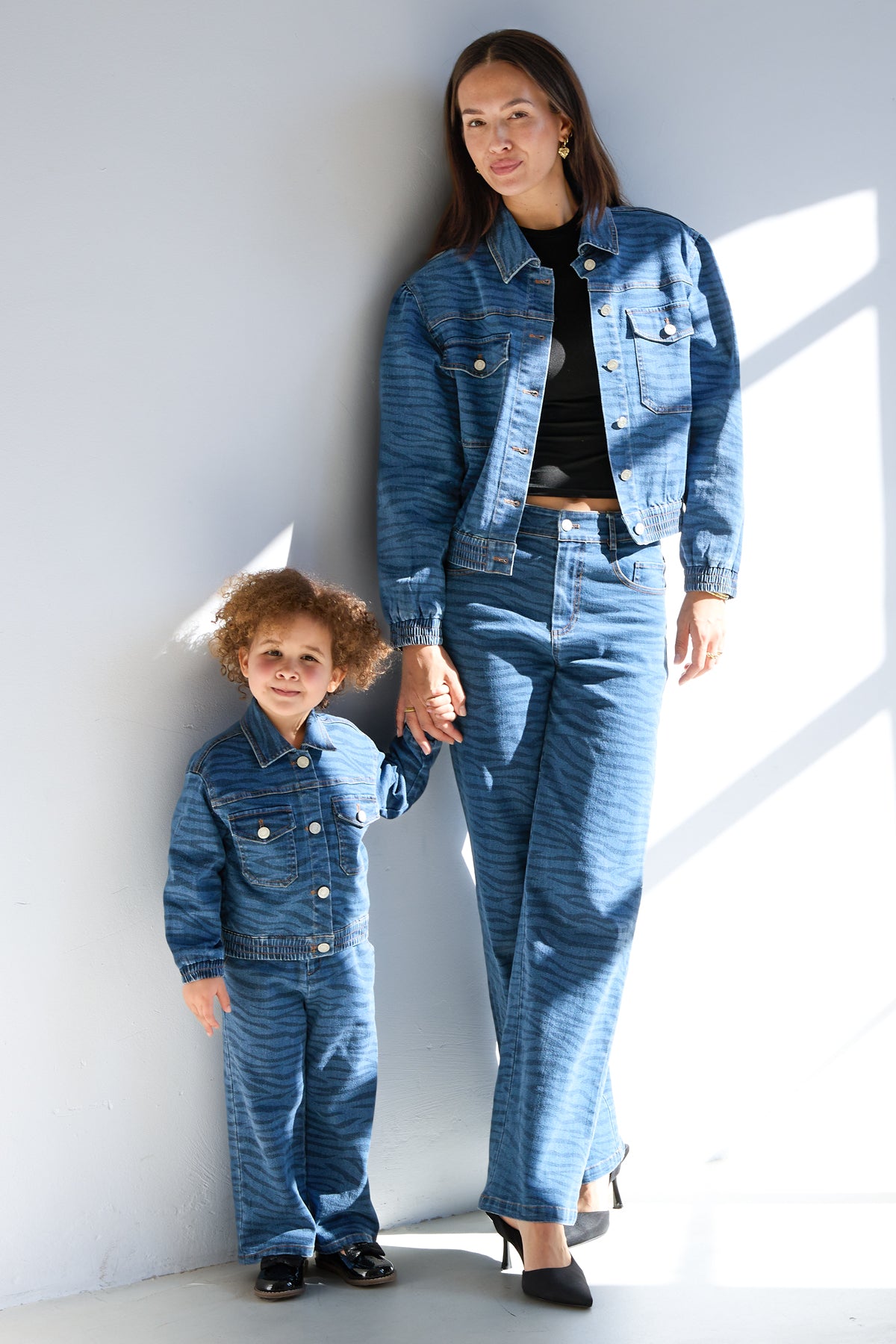 Cotton Woven Vrouwen Rechte Jeans Medium Indigo Casual