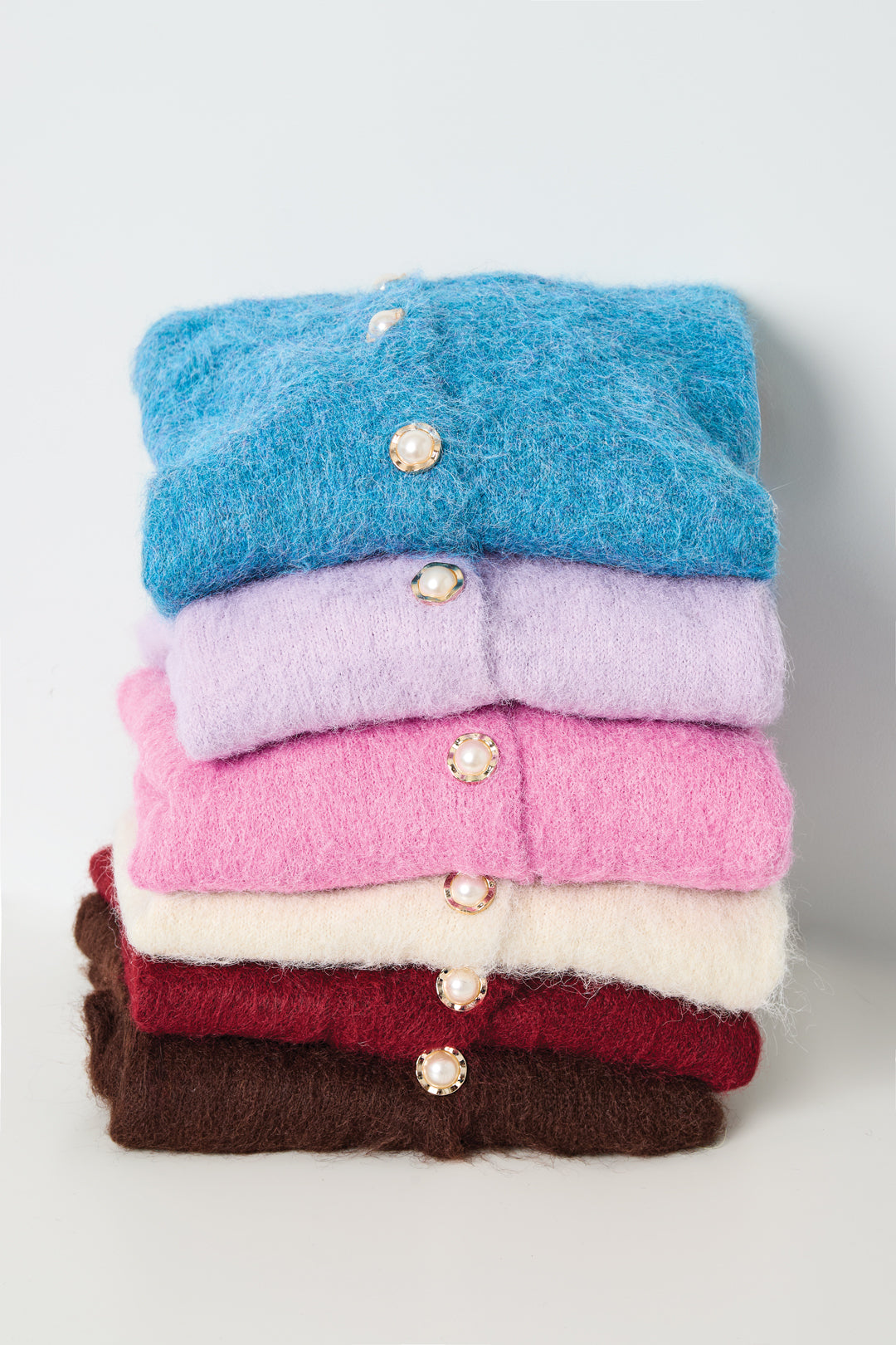 Gebreide Polyestervezel Vrouwen Trui Casual Eenvoudige Kleur