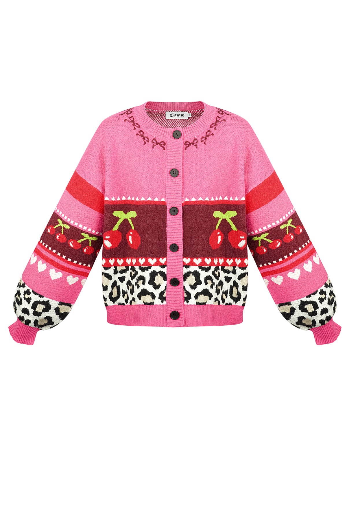 Gebreide Vrouwen Cardigan Herfst/Winter Kleurblok Leuk