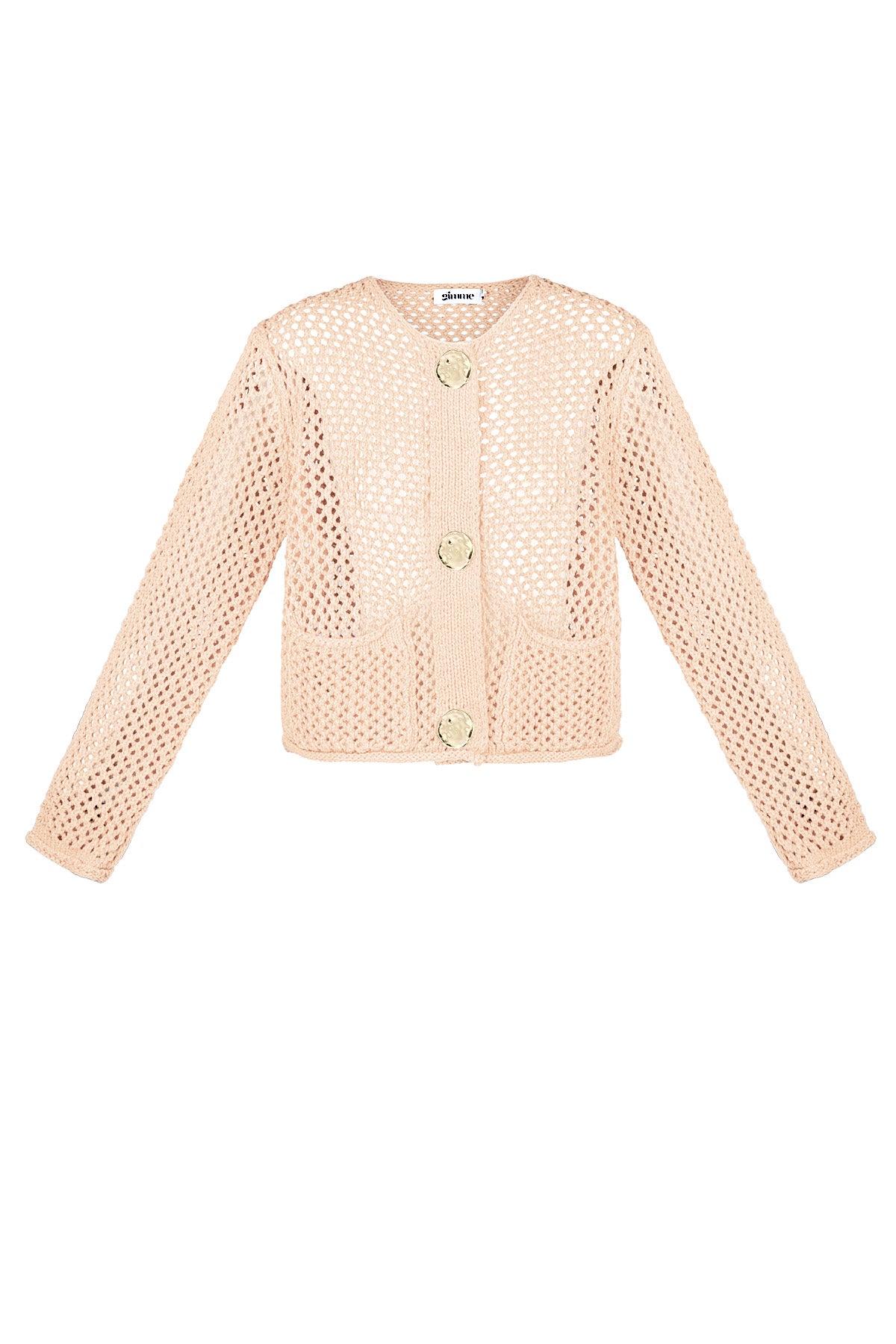 Gebreide Polyester Vrouwen Cardigan Open Voorkant Haakpatroon