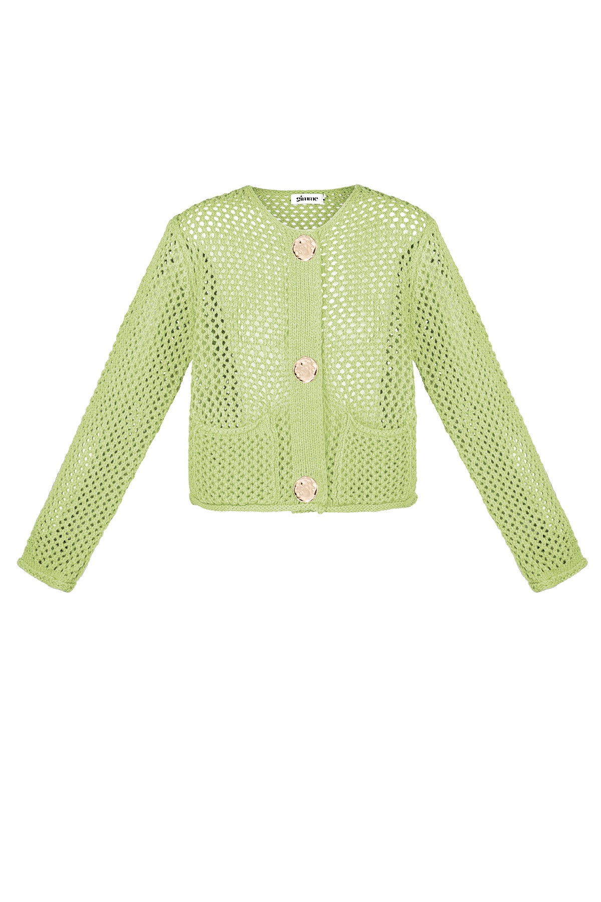 Gebreide Polyester Vrouwen Cardigan Open Voorkant Haakpatroon