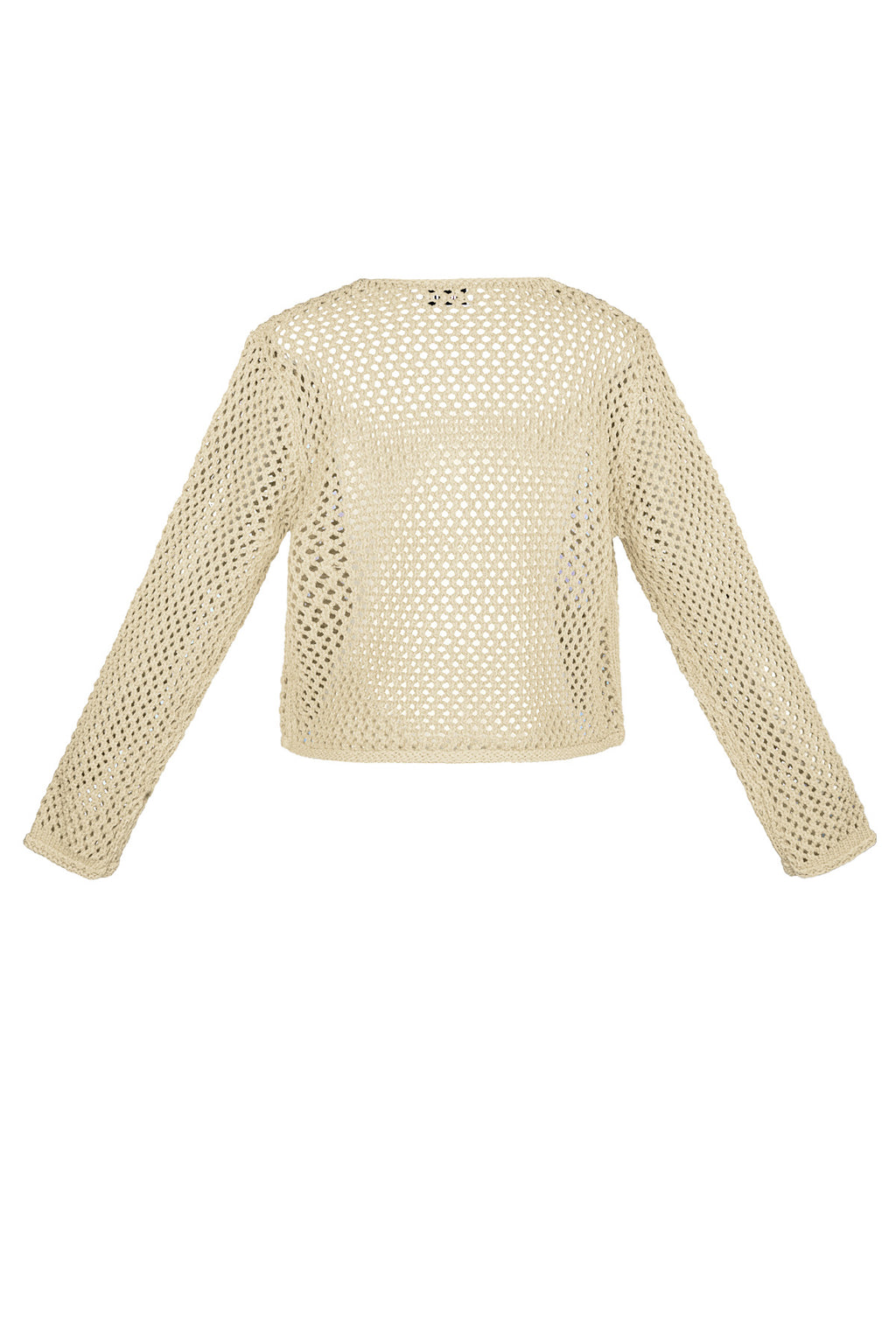 Gebreide Polyester Vrouwen Cardigan Open Voorkant Haakpatroon