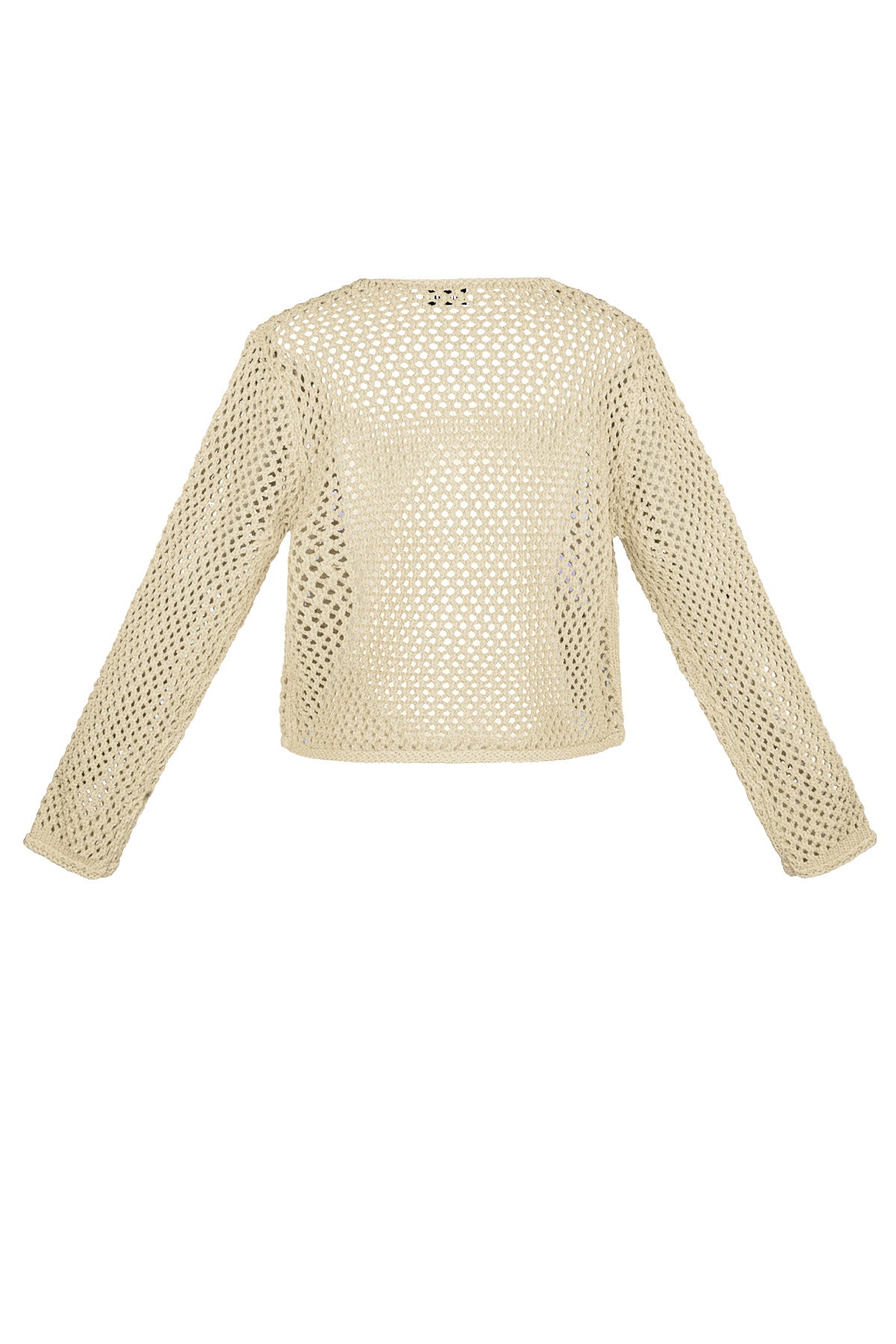 Gebreide Polyester Vrouwen Cardigan Open Voorkant Haakpatroon