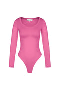 Polyester Vrouwen Lange Mouw Bodysuit Hoge Stretch Passend