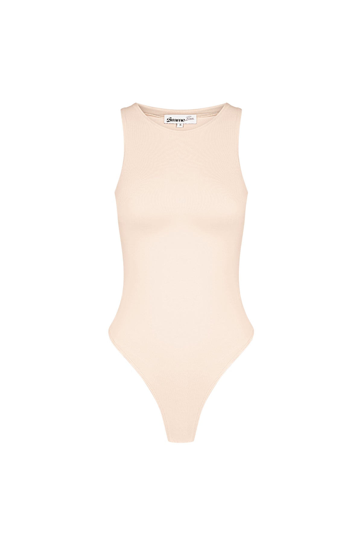 Polyester Vrouwen Mouwloze Body High Neck Form-Fitting