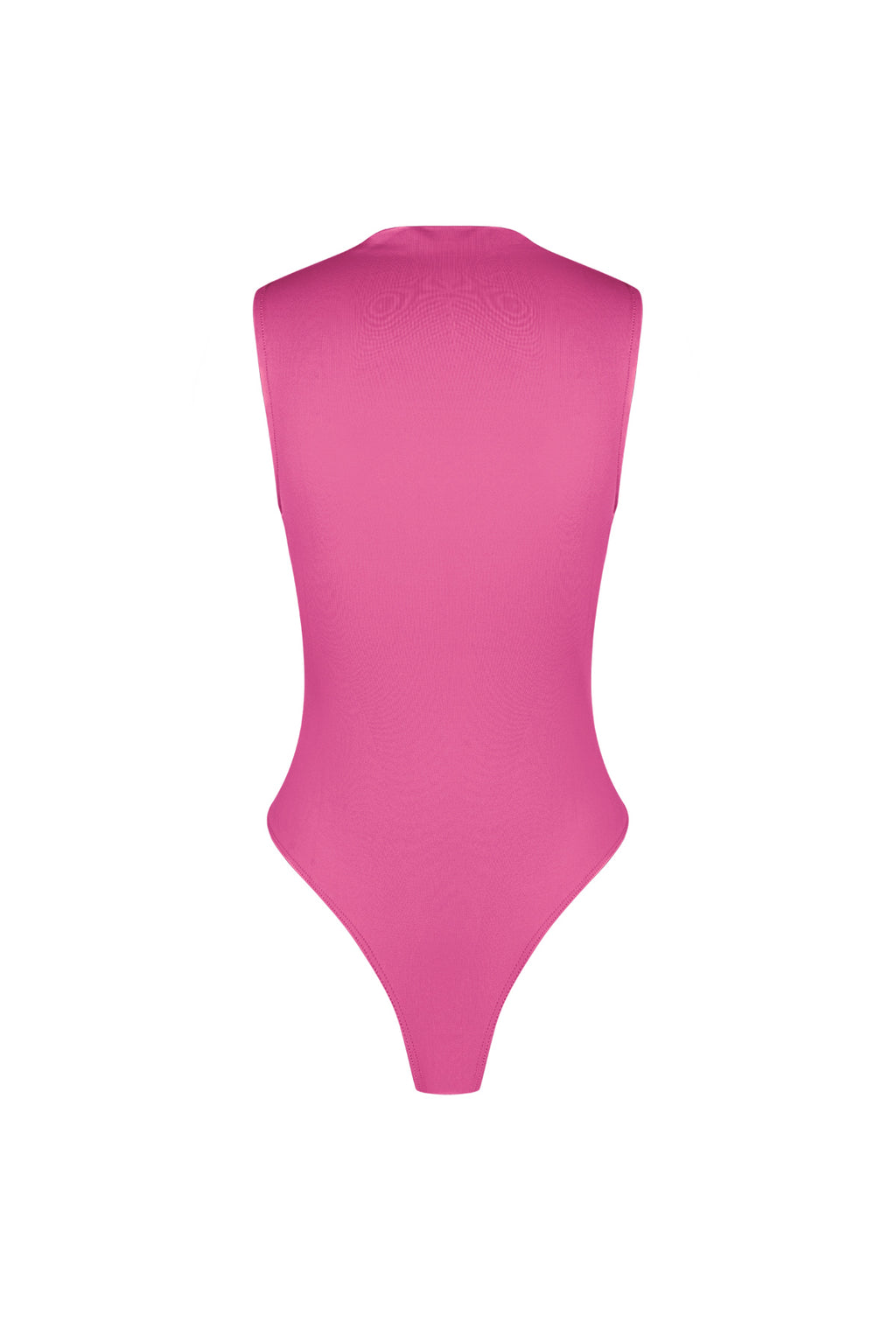 Elastische Tricot Vrouwen Body High Neck Minimalistisch Ontwerp