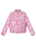 Polyester Vrouwen Korte Jas Bloemenprint Sportief