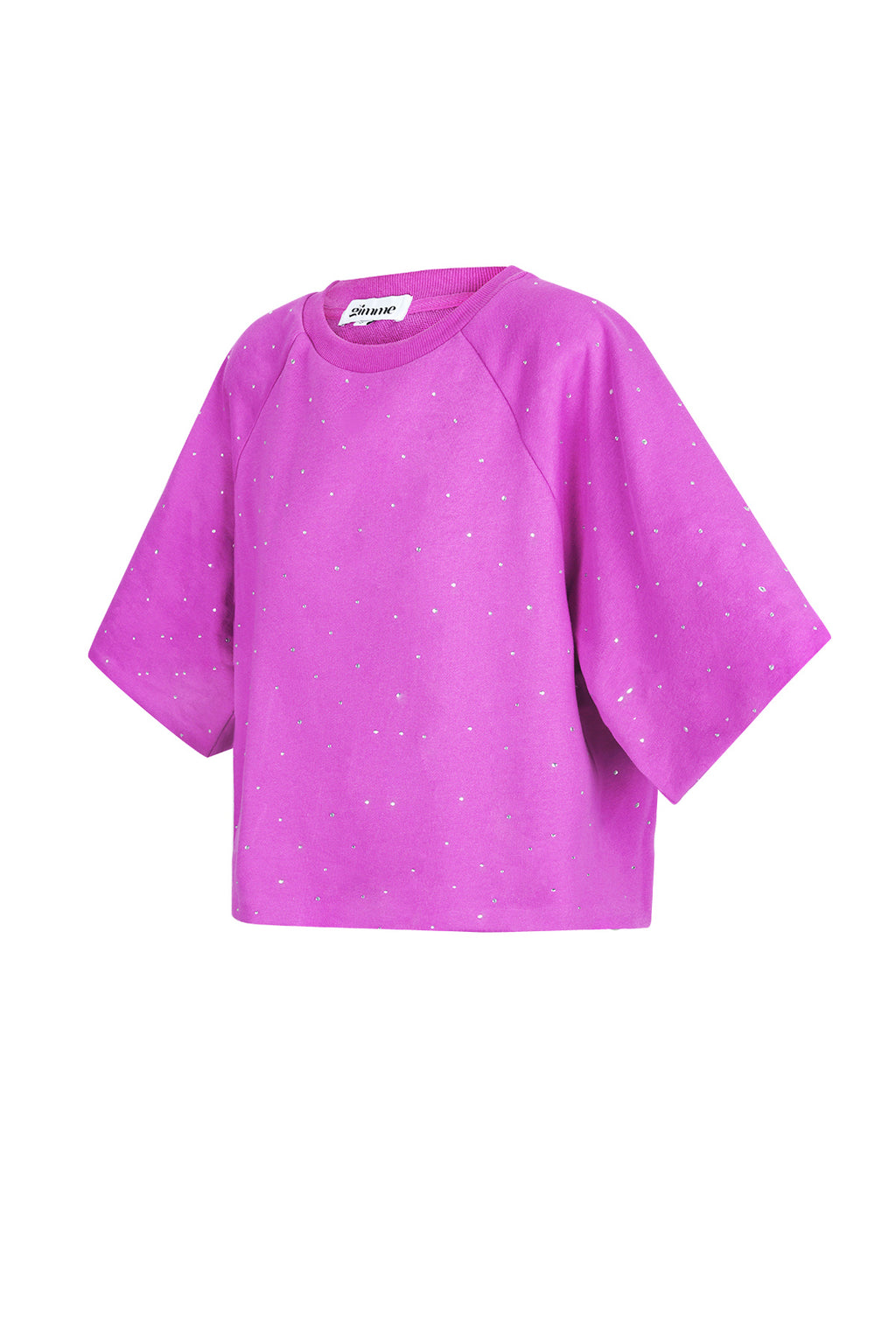 Katoen Vrouwen T-shirt Oversized Lente/Zomer