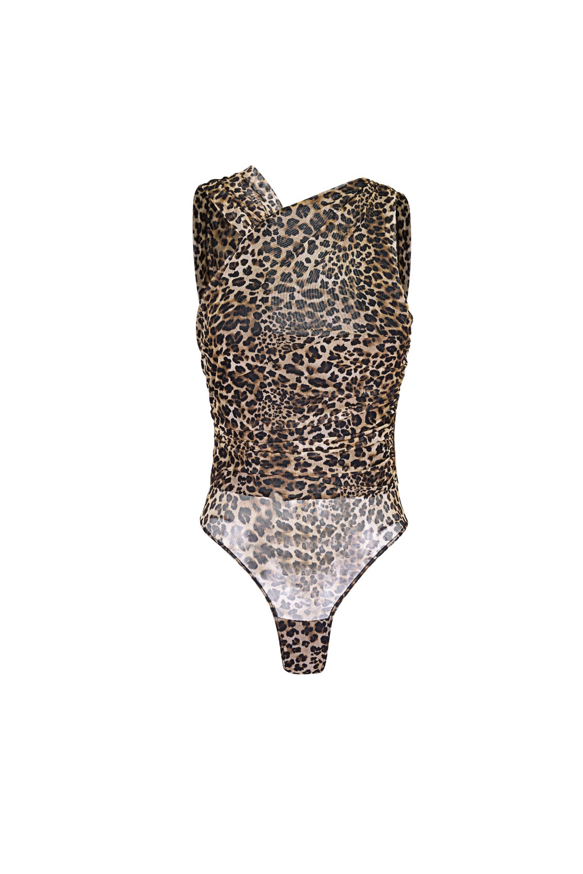 Gebreide Polyestervezel Vrouwen Body Leopard Print Sportief