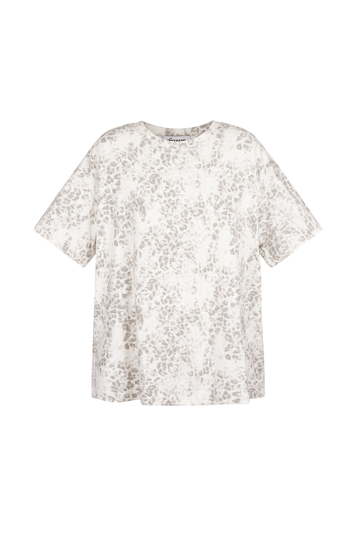 Cotton Vrouwen T-shirt Oversized Luipaardprint