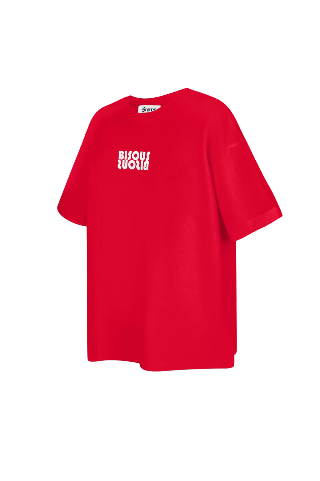 Katoen Vrouwen T-shirt Oversized Logo Print