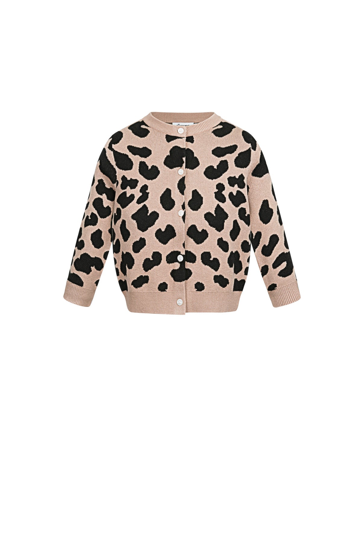 Viscose Gebreide Cardigan Vrouwen Luipaardprint Patroon Stijlvol