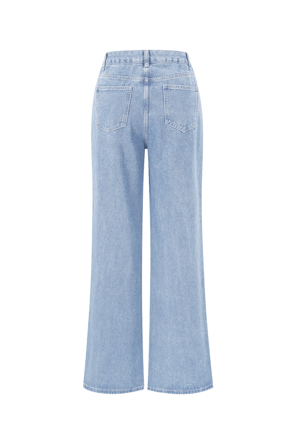 Cotton Woven Vrouwen Rechte Jeans Hart Borduurwerk Casual