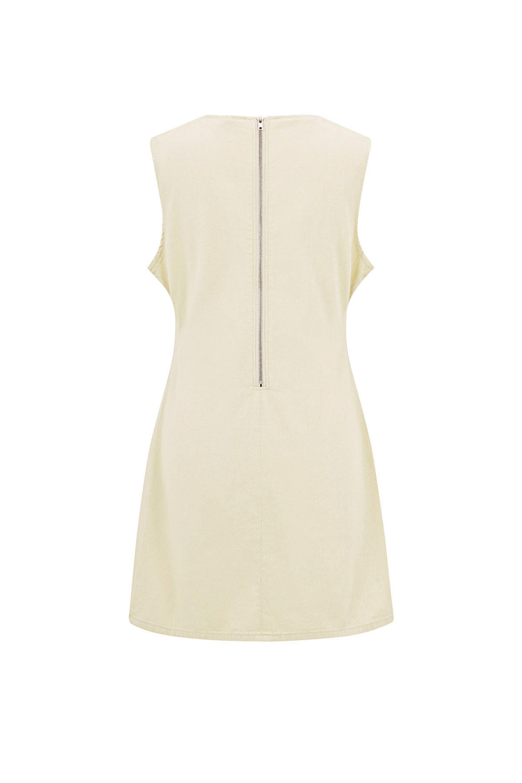 Cotton Vrouwen Mini Jurk Mouwloos Bodycon