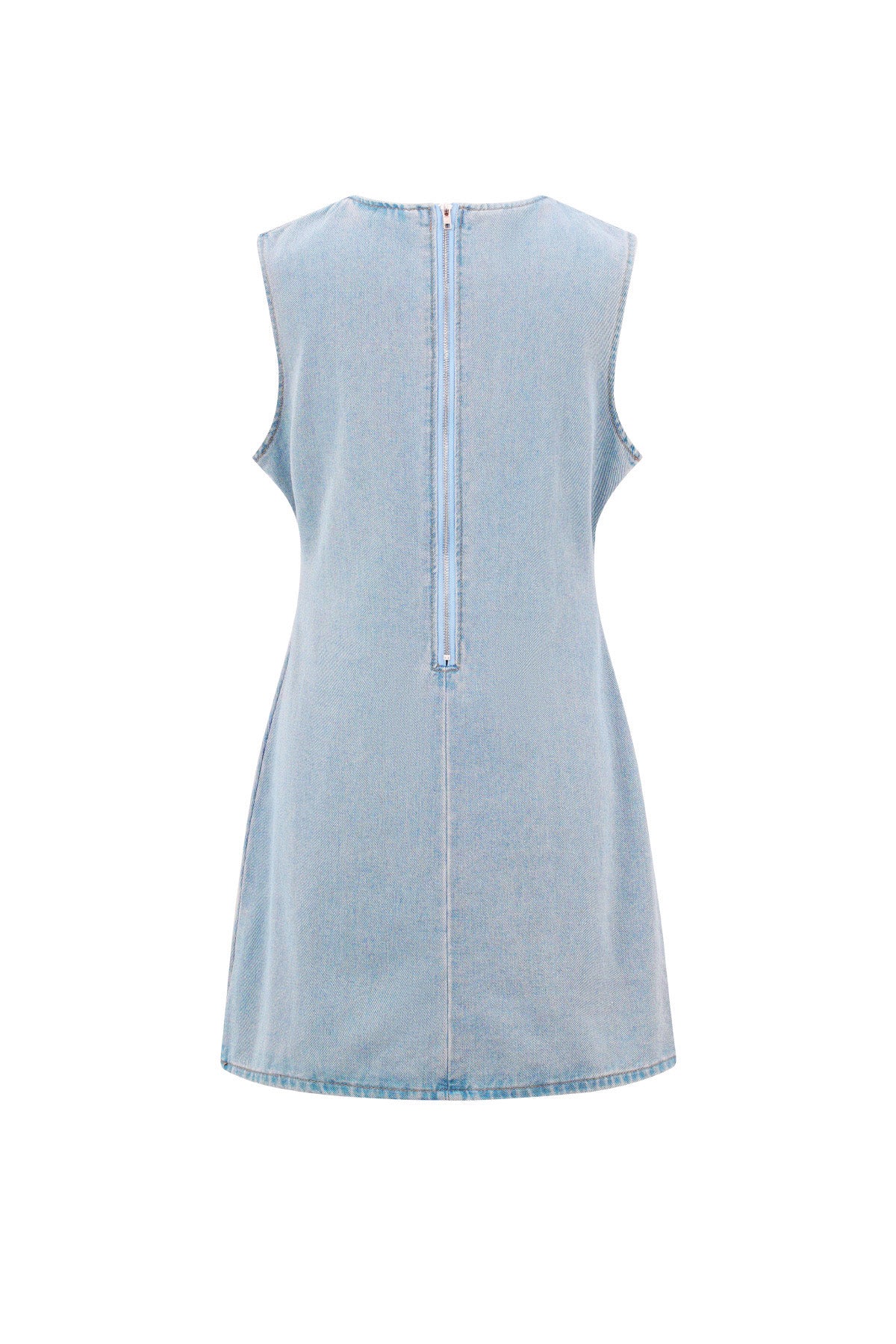 Cotton Vrouwen Mini Jurk Mouwloos Bodycon