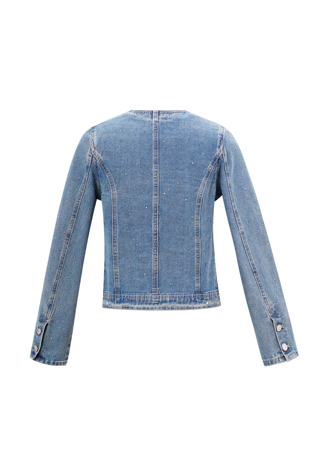 Denim Vrouwen Korte Jas Classic Fit