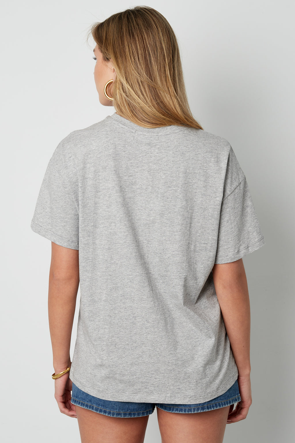 Cotton Vrouwen T-shirt Casual Letters