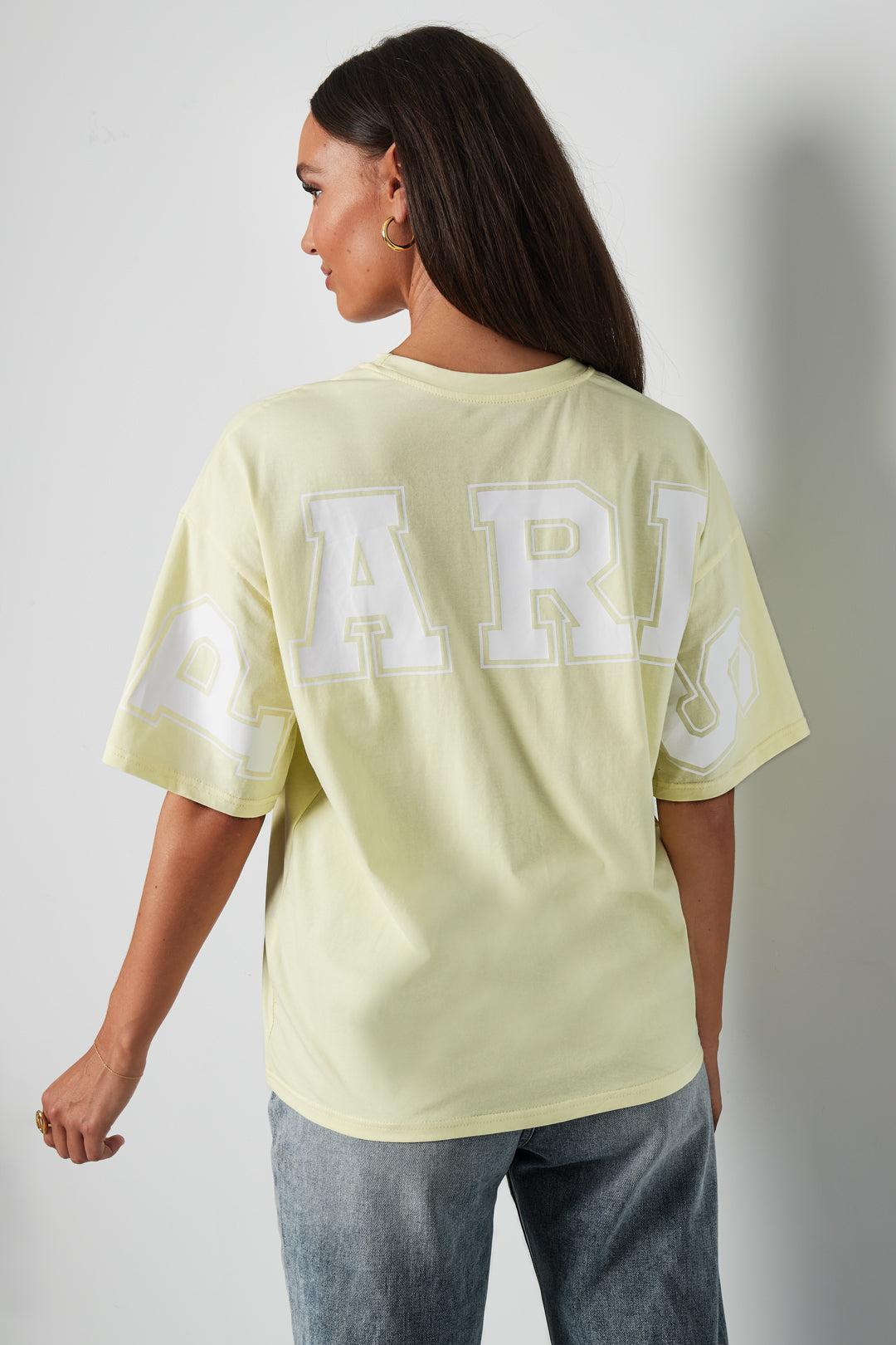 Cotton Vrouwen T-shirt Casual Letters