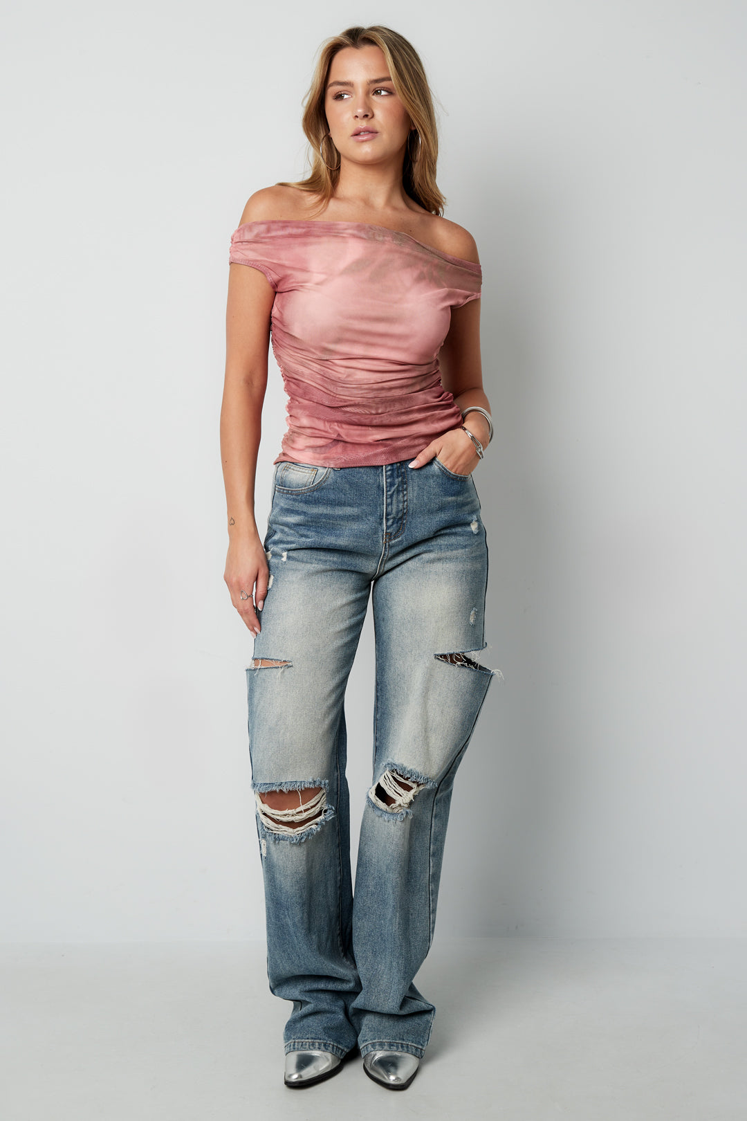 Geweven Polyester Vrouwen Mouwloze Top Doorzichtig Eenvoudige Kleur Lente/Zomer