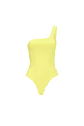 Gebreide Nylon Bodywear Bodysuit Eén-Schouder Lente/Zomer Solide Kleur