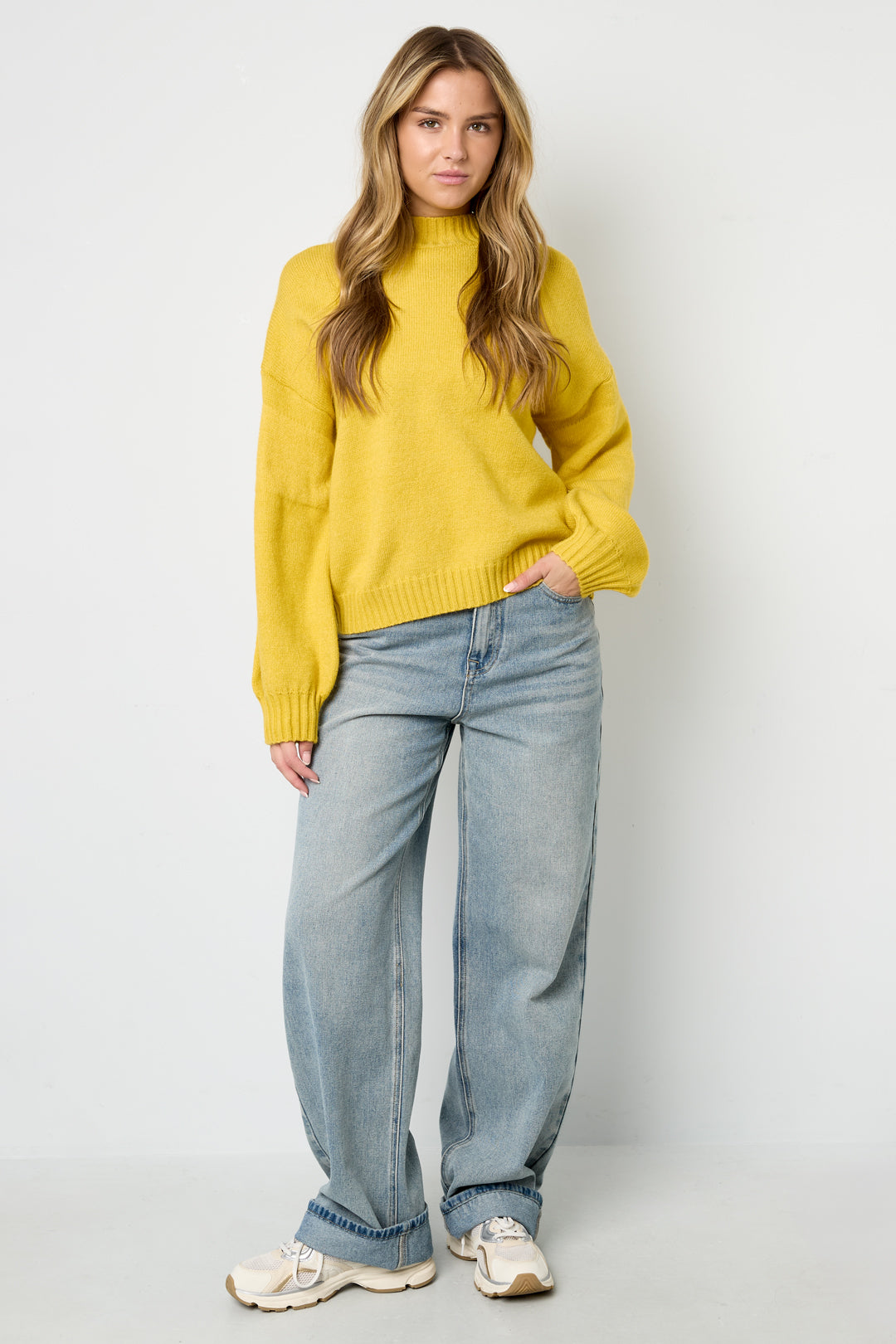 Gebreide Polyestervezel Vrouwen Trui Casual Letters