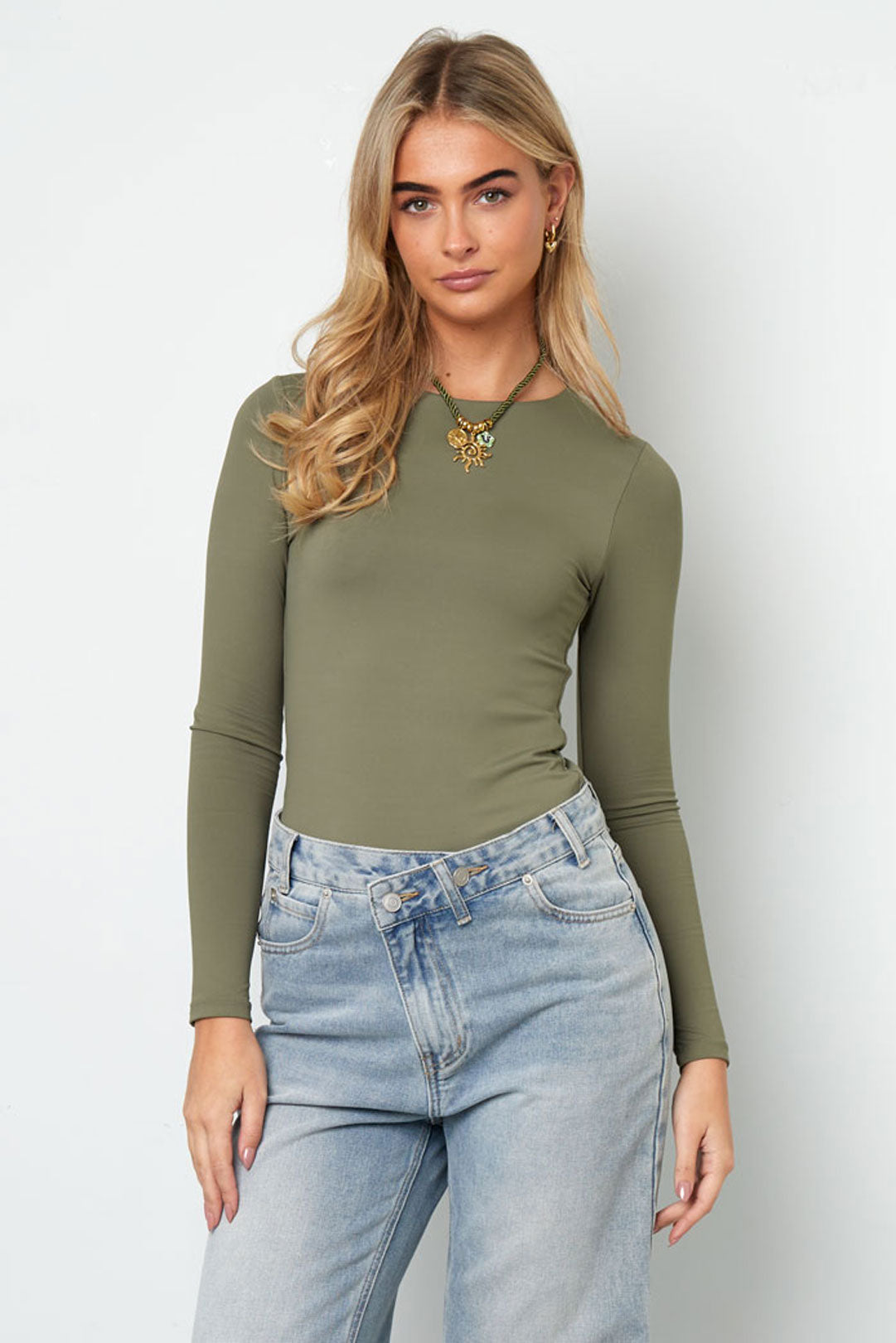 Gebreide Nylon Bodyshaper Basiskleur Eenvoudig Ontwerp