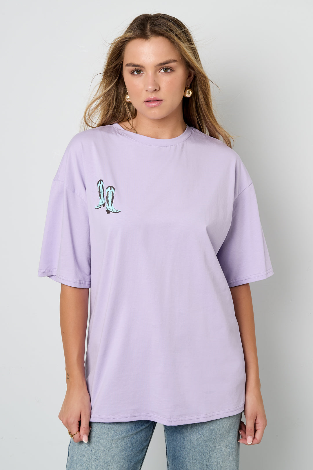 Cotton Knitted Vrouwen T-shirt Casual Cartoon