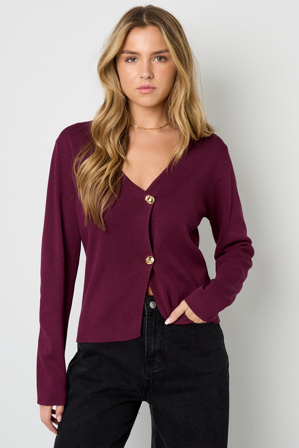 Viscose Gebreide Vrouwen Cardigan Casual Solide Kleur Herfst/Winter