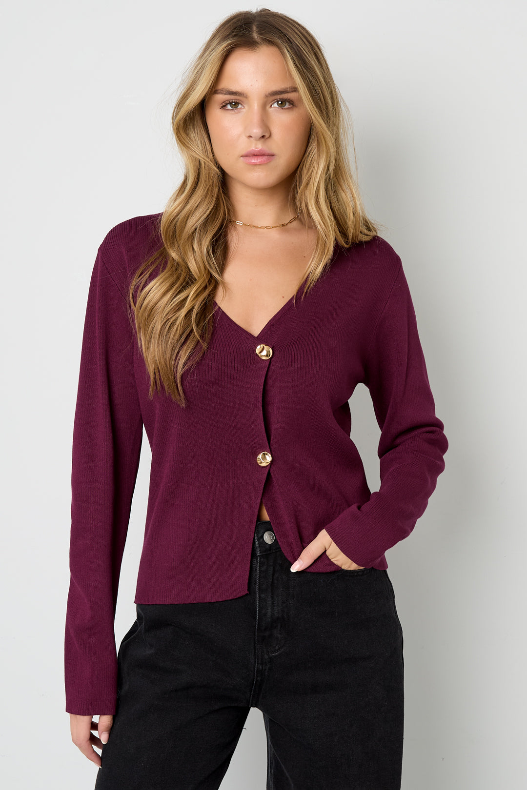 Viscose Gebreide Vrouwen Cardigan Casual Solide Kleur Herfst/Winter