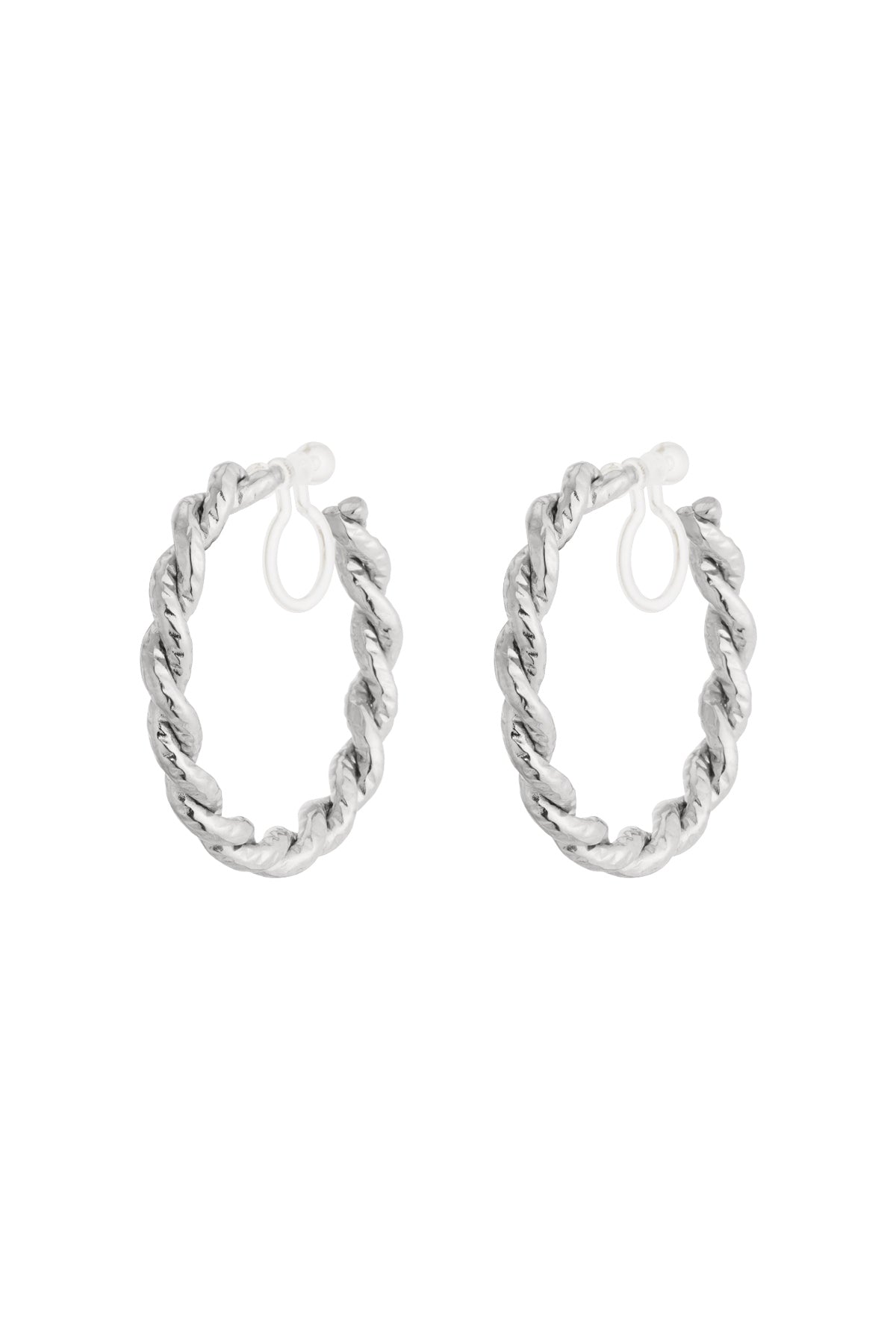 Luxe hoop clip oorbellen