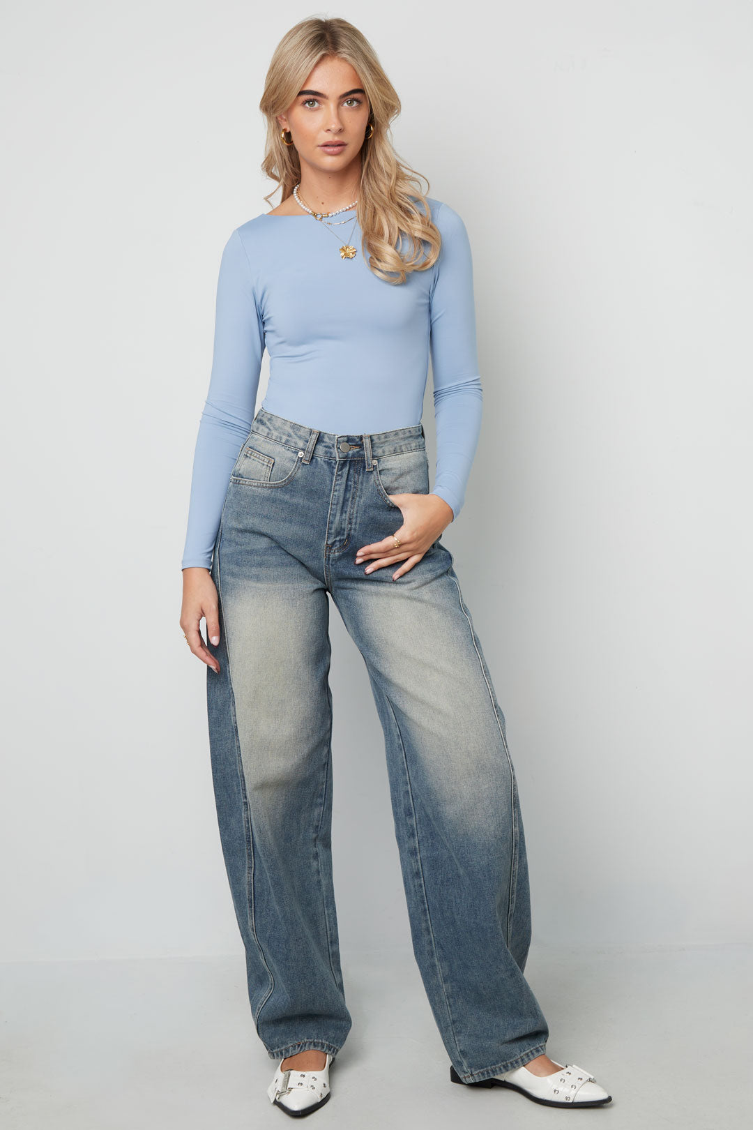 Gebreide Nylon Bodywear Bodysuit Basis Solide Kleur