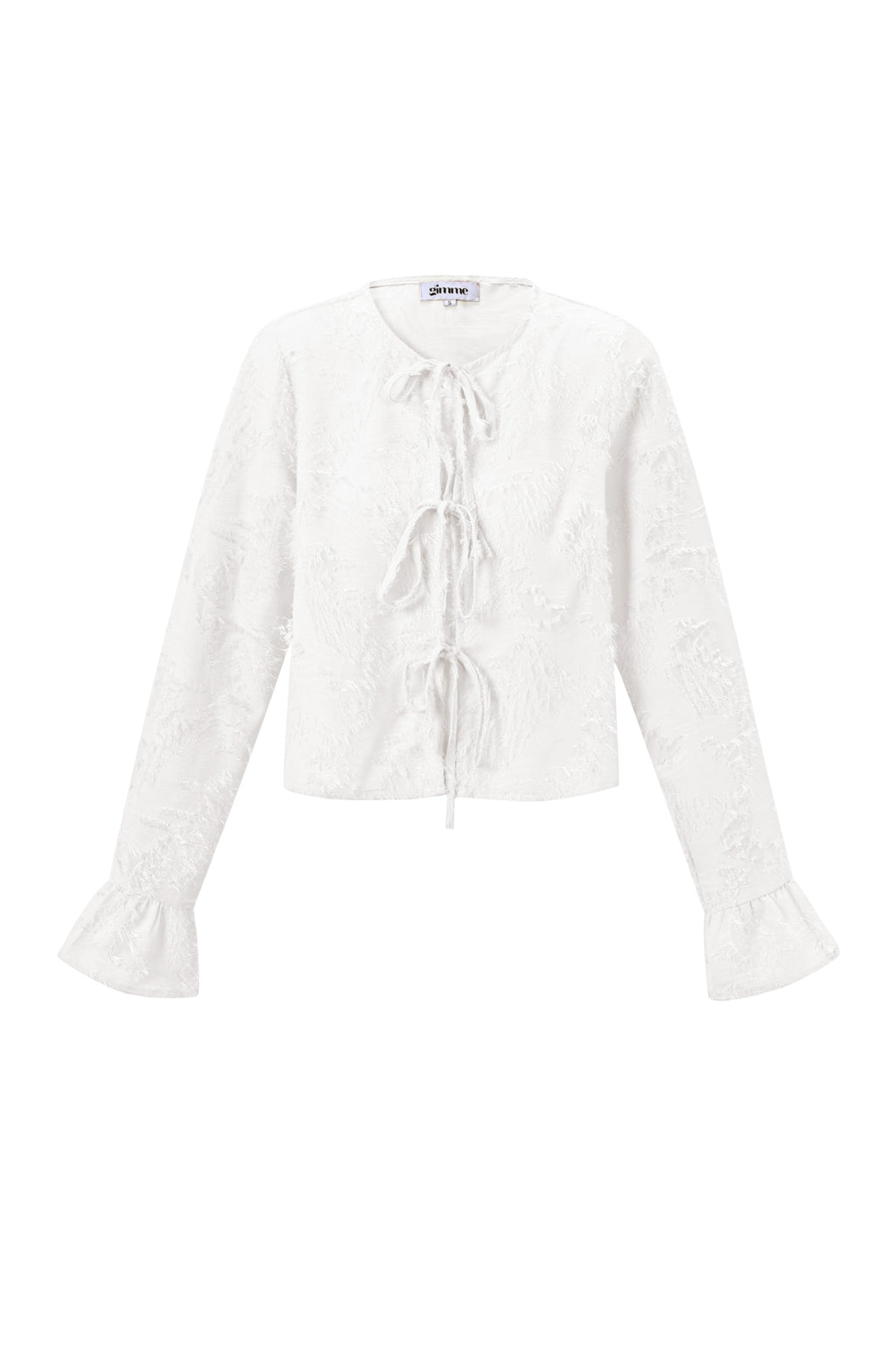 Geweven Polyestervezel Vrouwen Lange Mouwen Tops Elegant Solide Kleur Lente/Zomer