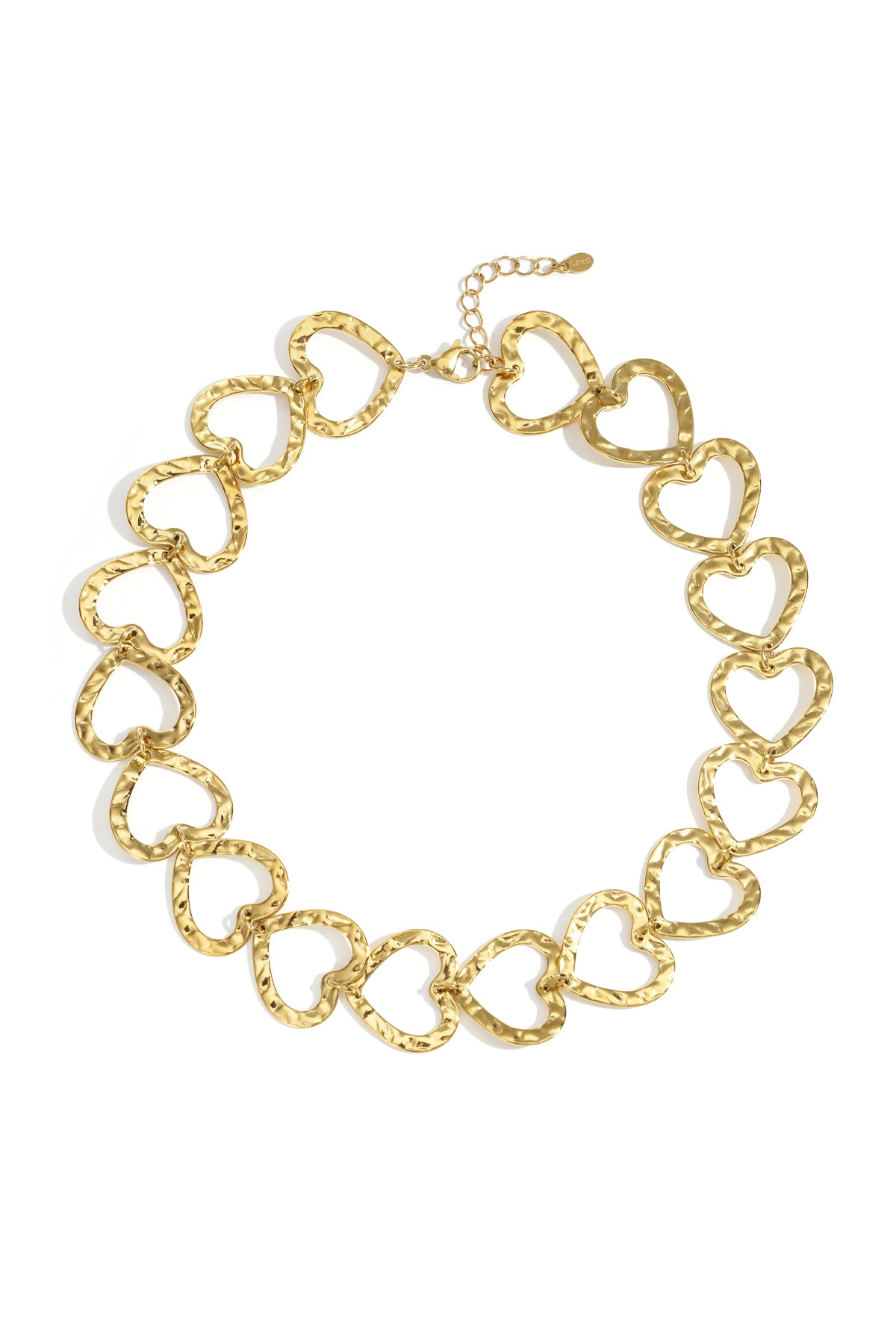 Roestvrijstalen kettingen met hart, casual, dagelijks, eenvoudig, serie, damessieraden