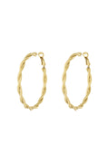 Twisted hoop earrings M