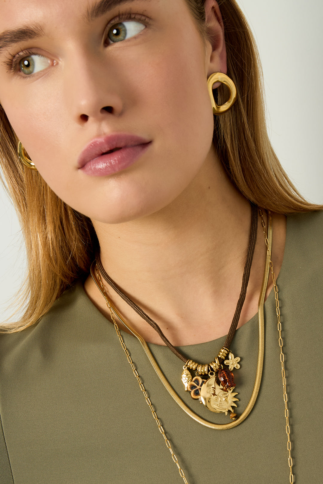 Touwhanger kettingen zon Dagelijkse romantische serie Dames sieraden